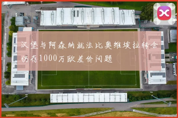 汉堡与阿森纳就法比奥维埃拉转会仍存1000万欧差价问题